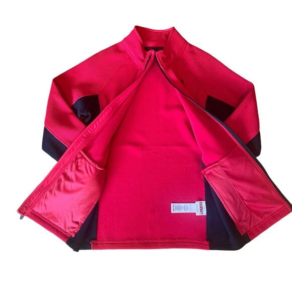 Spyder Full Zip Stryke Jacket Kids Size Large 14-16 Red and Black NWOT - Picture 4 of 11